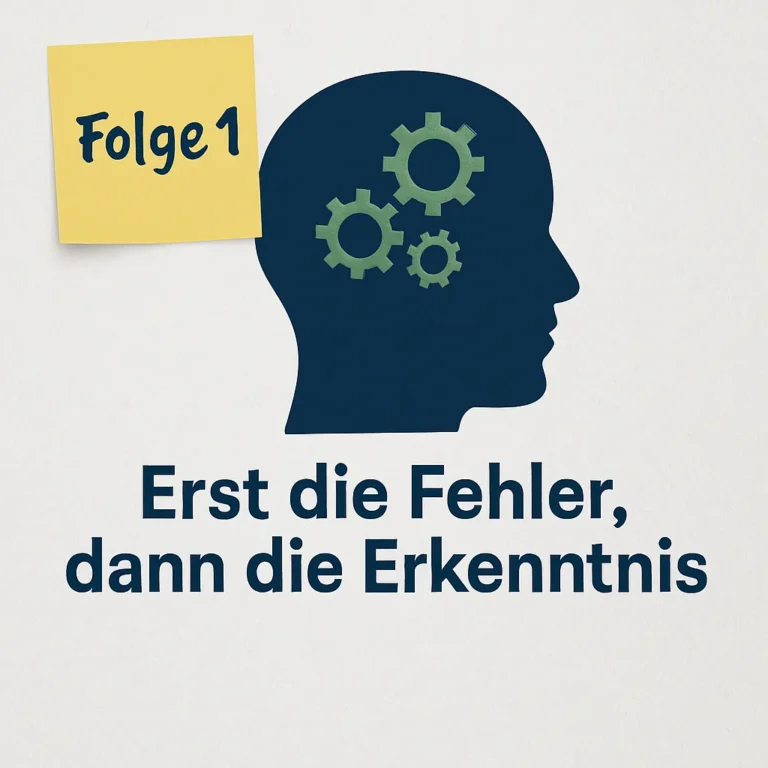 Erst die Fehler, dann die Erkenntnis – so wächst unser Wissen